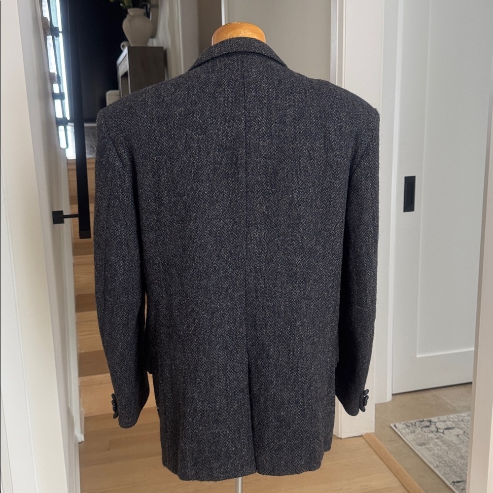 Vintage Harris Tweed Men's Blazer Sports Coat size approximately 42R or M - Picture 4 of 12